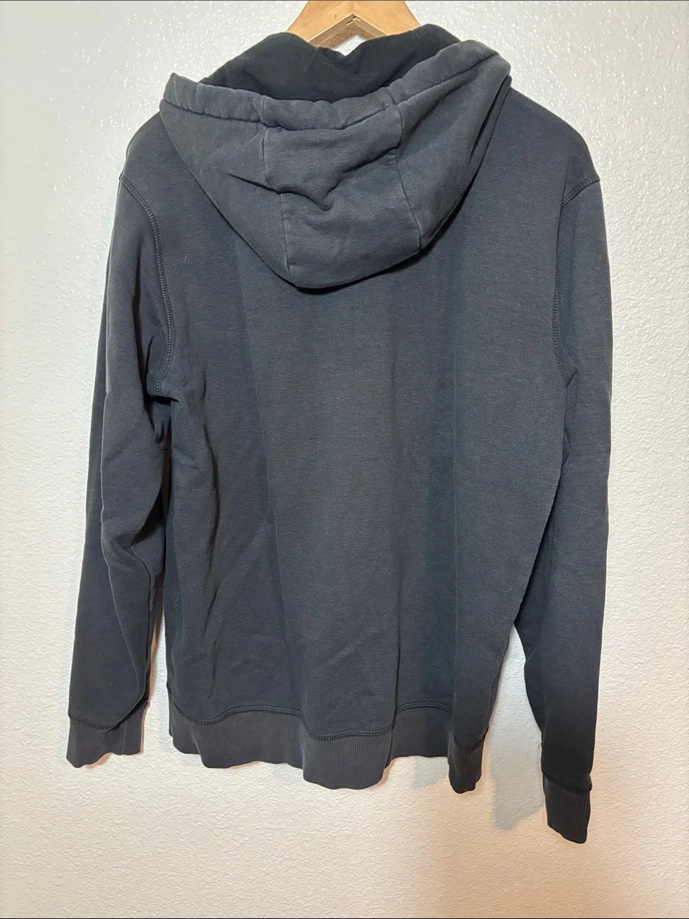 REI Co-op US National Parks Full Zip Charcoal Gray Hoodie Men's Size Medium